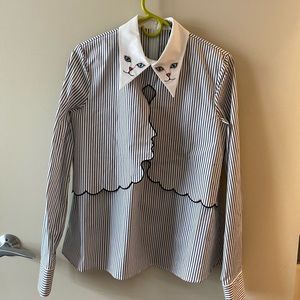 Vivetta kitty stripe shirt